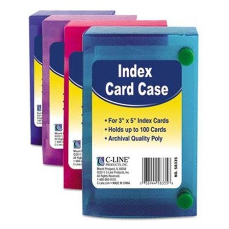 C-LINE PRODUCTS C-Line Index Card Case 58335